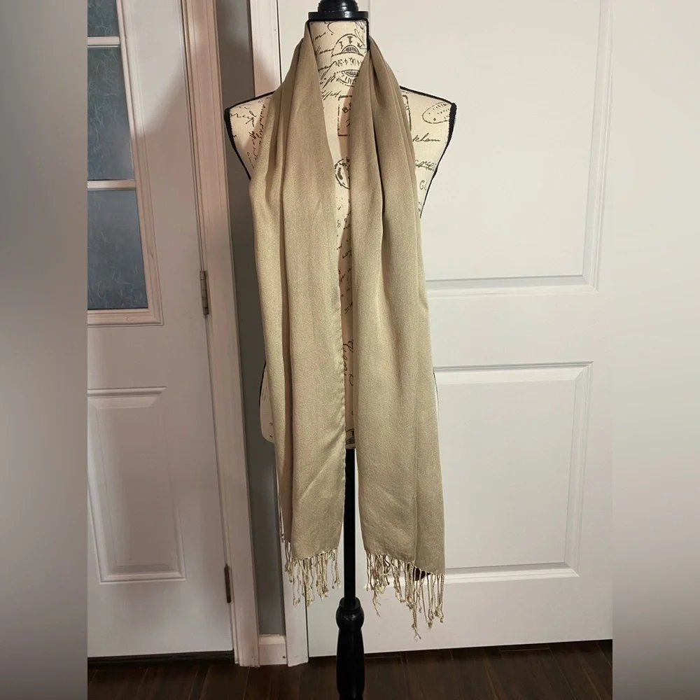 Brown and Champagne‎ Scarf A